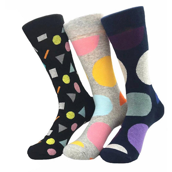 New Ball Printed Mens Colorful Crew Socks - Premium Cotton Fun socks -  ShopCelino