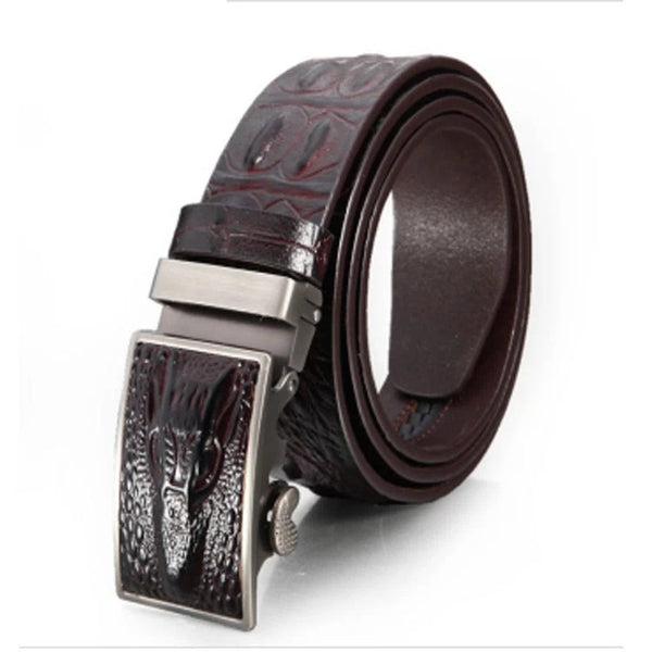 Leather Ratchet Belt - One Size Fits Most
