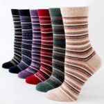 Men's Plain Six Color 6pk Assorted Bundle Soft Elastic Colorful Socks - Amedeo Exclusive