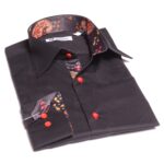 Mens Slim Fit Designer Dress Shirt - tailored Cotton Shirts for Work - Celino Corp.