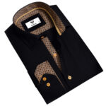 Multicolor Pattern Mens Slim Fit Designer Dress Shirt - tailored Cotton Shirts for Work