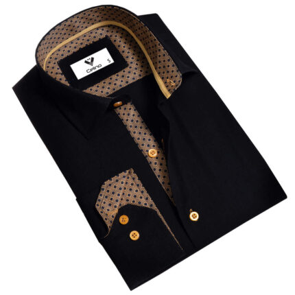 Multicolor Pattern Mens Slim Fit Designer Dress Shirt - tailored Cotton Shirts for Work