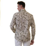 Floral Mens Slim Fit Designer Dress Shirt - tailored Cotton Shirts for Work - Image 6