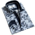 Multicolor Mens Slim Fit Designer Dress Shirt - tailored Cotton Shirts for Work