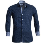 Multicolor Pattern Mens Slim Fit Designer Dress Shirt - tailored Cotton Shirts for Work - Image 2