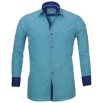 Mens Slim Fit Designer Dress Shirt - tailored Cotton Shirts for Work and Casual Wear - Image 2