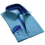Mens Slim Fit Designer Dress Shirt - tailored Cotton Shirts for Work and Casual Wear