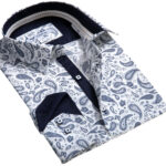 Mens Slim Fit Designer Dress Shirt - tailored Cotton Shirts for Work