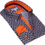 Mens Slim Fit Designer Dress Shirt - tailored Cotton Shirts for Work