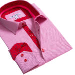 Mens Slim Fit Designer Dress Shirt - tailored Cotton Shirts for Work - Celino Corp.