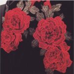 Celino Women Floral Embroidery Flower Print Off-shoulder Sleeveless Dresses - Image 3