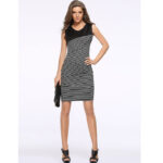 Celino Women's summer Short Sleeve O Neck Office Party Bodycon Pencil Dress - Celino Corp.
