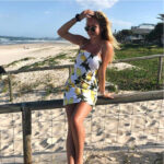 Celino Women's summer White Lemon Print Sleeveless Sexy Mini Slip Dress - Celino Corp.