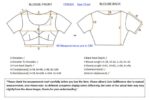 Blue Women's Long Sleeve  Black Casual V-Neck Floral Printing T-Shirt Tops - Image 8