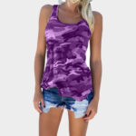 Women's Multicolor Half Sleeve Casual V-Neck Floral Printing T-Shirt Tops