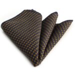 Black Gold Pocket Square for Men - Premium Silk Handkerchiefs for Suits - Celino Corp.
