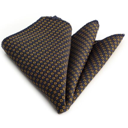 Black Gold Pocket Square for Men - Premium Silk Handkerchiefs for Suits - Celino Corp.