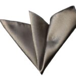 Solid Champaign Pocket Square for Men - Premium Silk Handkerchiefs for Suits