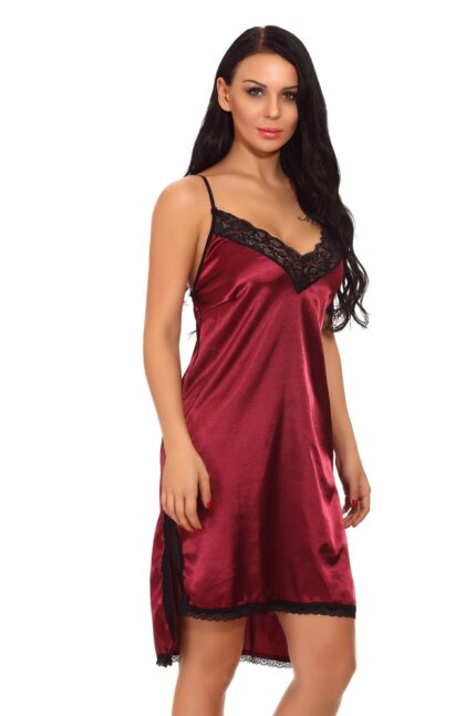 Black Transparent Sleepwear for Women - See Thru Lace 1 Piece Nightwear Lingerie Set - Celino Corp.