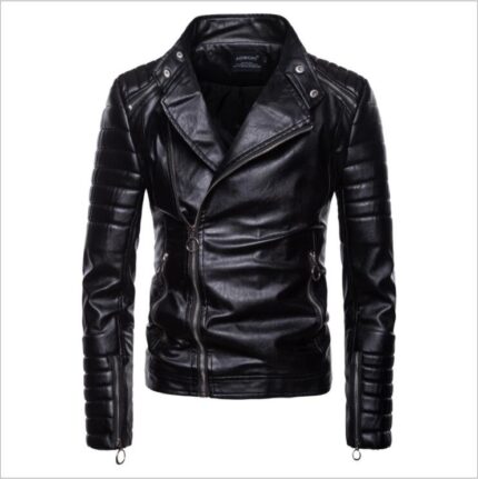 Black Long Sleeve Winter Jacket for Men - High Quality Biker Detachable Outerwear Coat Jacket - Celino Corp.
