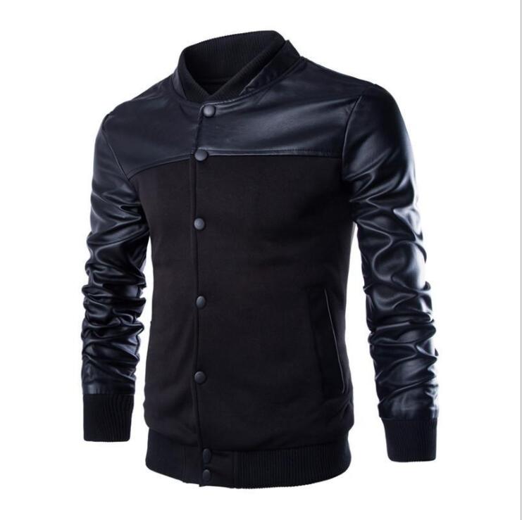 Black Fall Long Sleeve Cotton Jacket for Men - High Quality Bomber Detachable Outerwear Coat Jacket - Celino Corp.