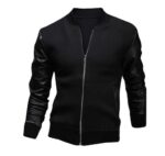 Black Long Sleeve Summer Cotton Jacket for Men - High Quality Bomber Detachable Outerwear Coat - Celino Corp.