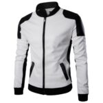 White Long Sleeve Winter Jacket for Men - High Quality Bomber Detachable Outerwear Coat Jacket