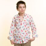 Ranibow & Icecream Boys Floral Hawaiian Shirts - Tropical Long Sleeve Shirts for Casual Look - Celino Corp.