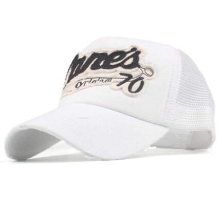 White Light Bird Stylish Baseball Hats for Men - Adjustable Relaxed Fit Cool Strapback Caps - Celino Corp.