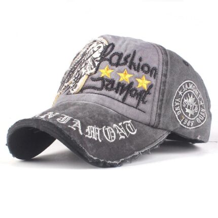 Grey Light Bird Stylish Baseball Hats for Men - Adjustable Relaxed Fit Cool Strapback Caps - Celino Corp.