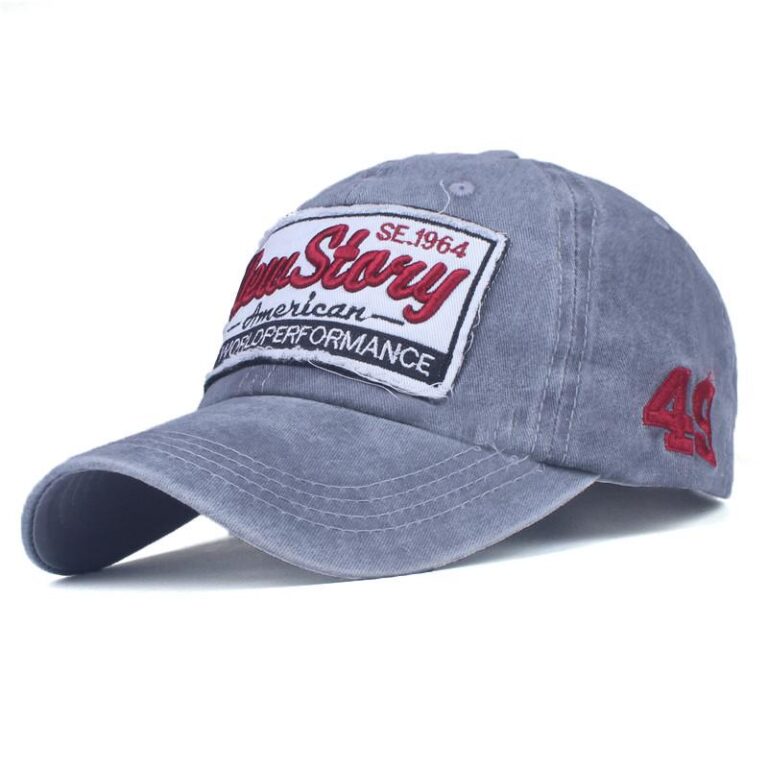 Grey Light Bird Stylish Baseball Hats for Men - Adjustable Relaxed Fit Cool Strapback Caps - Celino Corp.