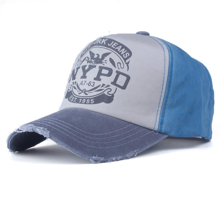 Light Blue Light Bird Stylish Baseball Hats for Men - Adjustable Relaxed Fit Cool Strapback Caps - Celino Corp.
