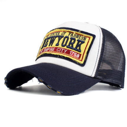 Navy Blue Light Bird Stylish Baseball Hats for Men - Adjustable Relaxed Fit Cool Strapback Caps