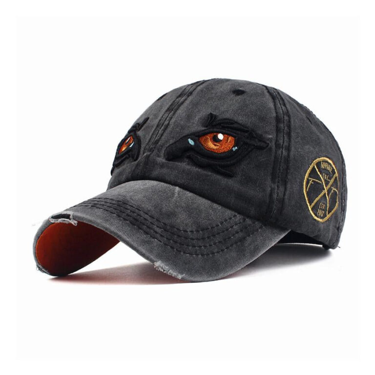 Black Light Bird Stylish Baseball Hats for Men - Adjustable Relaxed Fit Cool Strapback Caps - Celino Corp.
