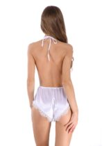 Rose 2 Piece Womens Hot Lace Babydolls Sets - Low Cut Chemise Lingerie Set Sleepwear for Women - Celino Corp.