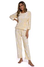 Yellow-Cute Rabbit print Sleepsuit - Image 8