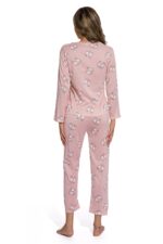Pink-Cute smiley print pajamas set - Celino Corp.