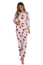 Spring Autumn Strawberry Print  Sleepwear set - Image 6
