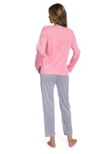 Pink-Cute Long eared rabbit Print Sleepsuit - Image 5