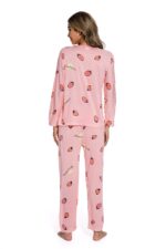 2Piece Strawberry Print Pajamas Suit - Image 7