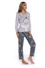 Autumn Cartoon Pattern Women Home Clothes Suit - Image 4