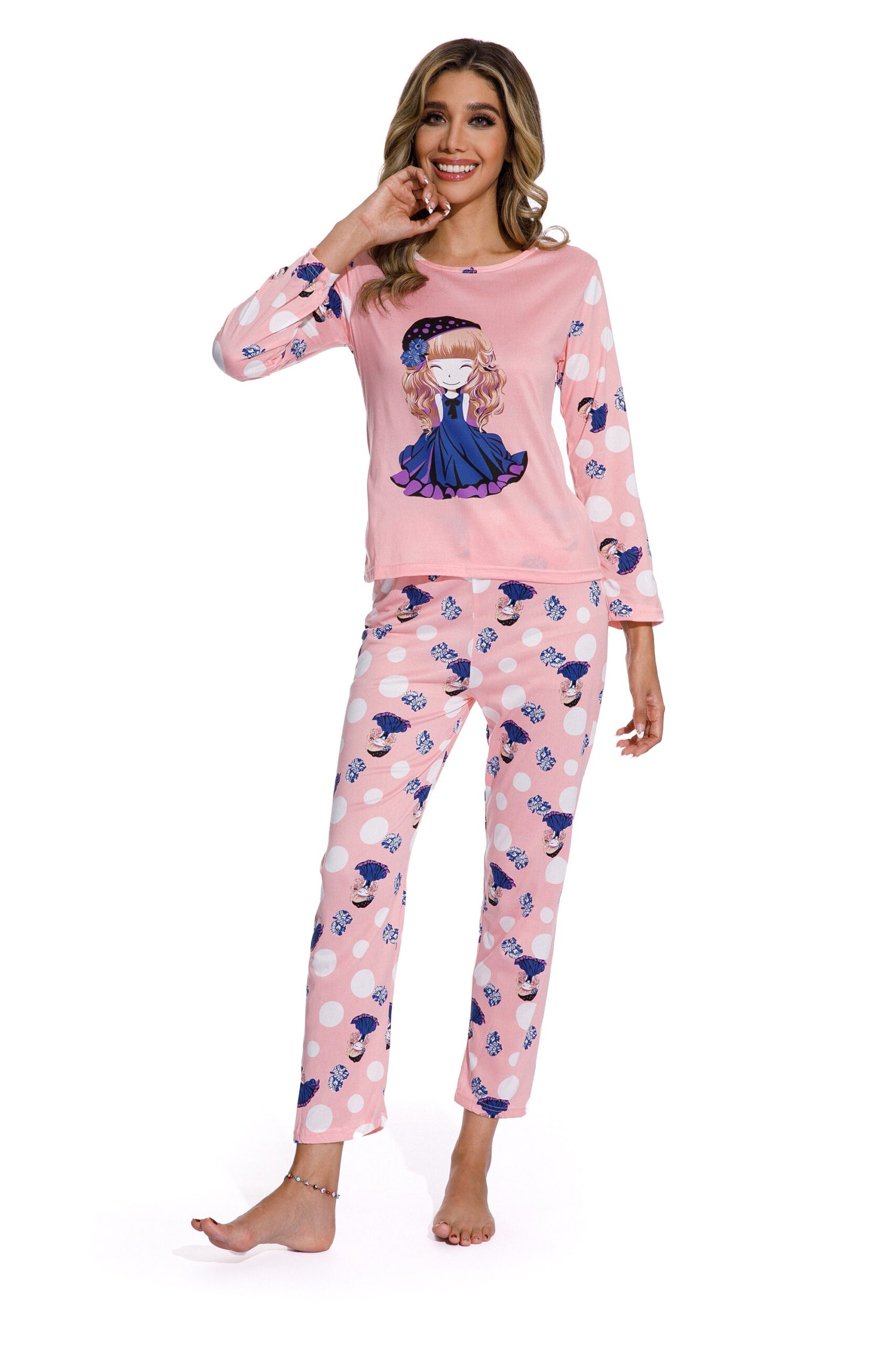 Long Sleeve Princess print Home wear Suit - Image 4