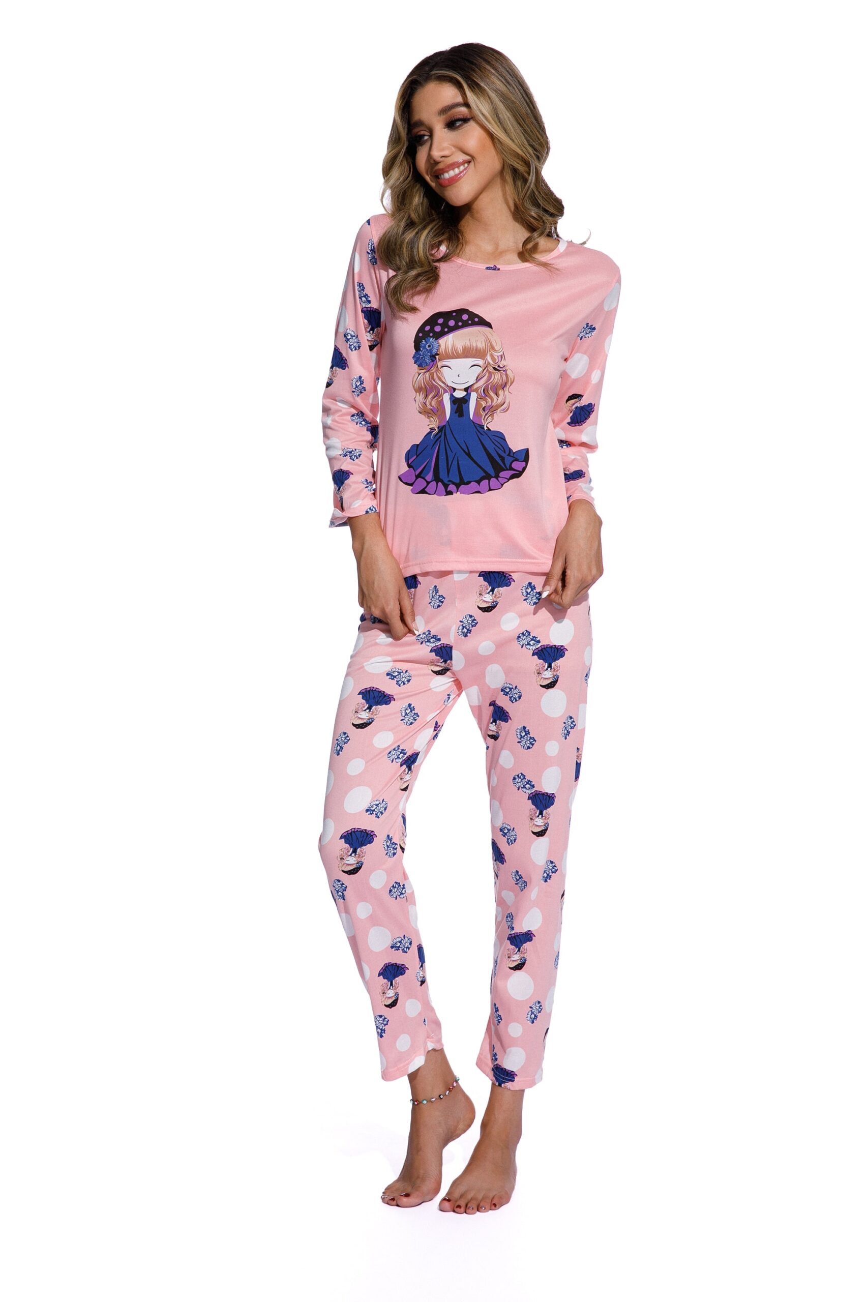 Long Sleeve Princess print Home wear Suit - Image 7