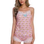 Smile-Plus Size Duck print Sleepwear Suit