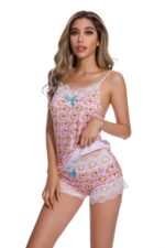 Smile-Plus Size Duck print Sleepwear Suit - Image 6