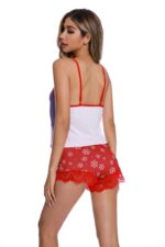 Christmas print Pajamas set for women - Image 7