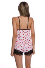 white+Love -Summer Love printed Sleepwear set for women - Image 4