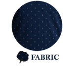 Dark Blue With White Dots Mens Slim Fit Polo Shirts - 100% Soft Cotton - Tailored Comfortable Fit - Celino Corp.
