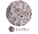 Light Brown Floral Pattern Mens Slim Fit Polo Shirts - 100% Soft Cotton - Tailored Comfortable Fit - Image 3