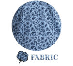 Blue Floral Pattern Mens Slim Fit Polo Shirts - 100% Soft Cotton - Tailored Comfortable Fit - Image 3